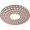 Ekena Millwork Fink Wood Fretwork Pierced Ceiling Medallion, Wood (Paint Grade), 16"OD x 5 3/4"ID x 3/8"T CMWP16X16X0375FFMF - alternate 3